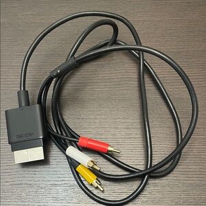 Microsoft Xbox 360 composite AV Cable with Red, White, Yellow Connectors